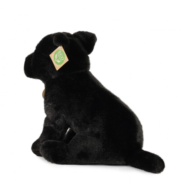 Pluszowy pies Staffordshire Bull Terrier 30 cm czarny ECO-FRIENDLY