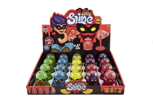 Slime - masa 100g 6x8cm mix kolorów w plastikowym stożku