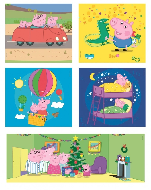 Puzzle Świnka Peppa 10w1 od Clementoni