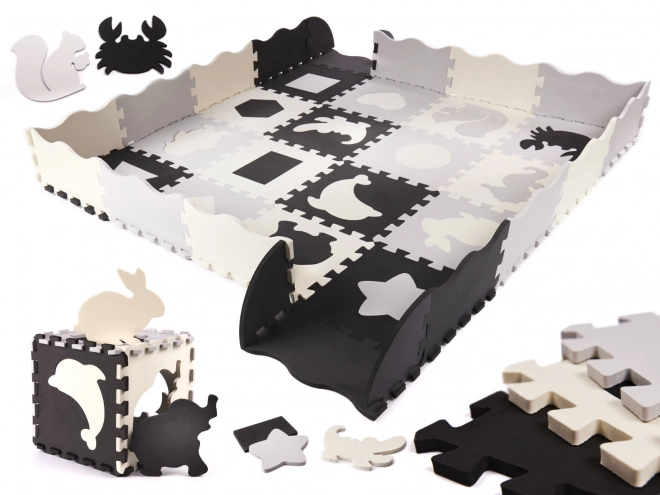 Edukacyjna mata puzzli dla dzieci