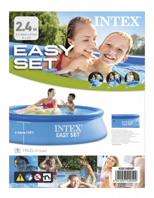 Basen dmuchany Intex Easy Set 244x61 cm