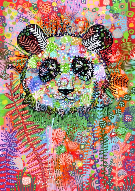Enjoy puzzle tajemnicza panda 1500 elementów