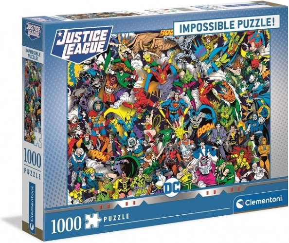 Puzzle Clementoni Impossible: DC Comics Justice League 1000 elementów