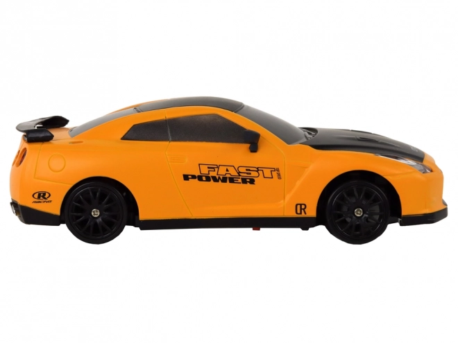 Zdalnie sterowany samochód sportowy R/C 1:24 wymienne koła – Żółte
