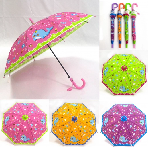 Dziecięcy parasol z motywem delfina