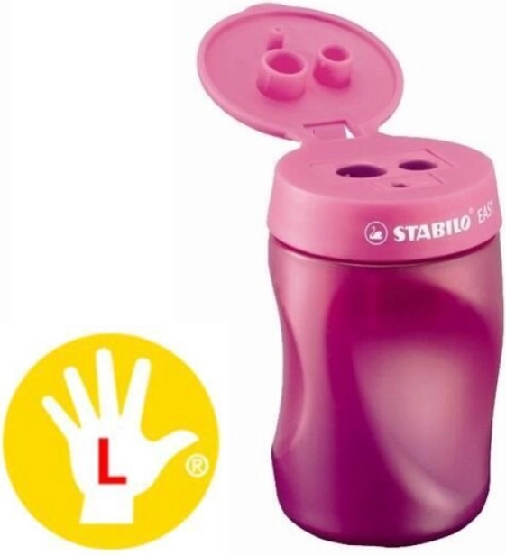 Stabilo EASYsharpener temperówka dla leworęcznych różowa
