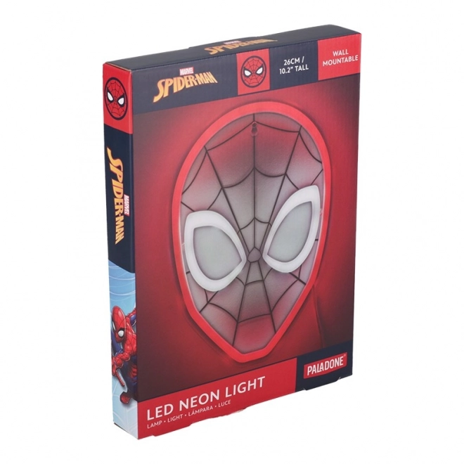 Neonowe światło Spiderman