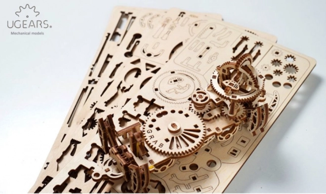 Mechaniczne puzzle 3D drewniane stacja przeładunkowa