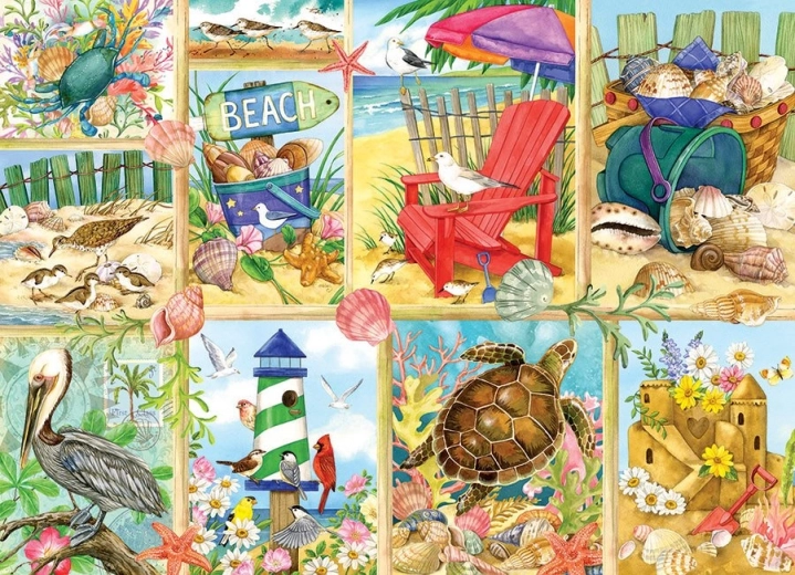 Puzzle Dzień na plaży 500 elementów od Cobble Hill