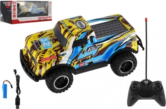 RC terenowy pick-up 27 MHz 17 cm z akumulatorem do ładowania