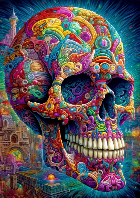 Enjoy Puzzle - Czaszka 1000 elementów