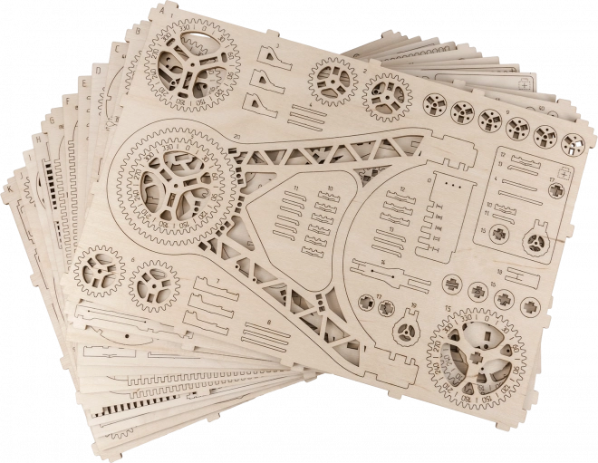Drewniany model diabelskiego młyna WOODEN CITY