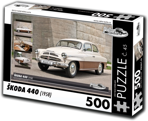Puzzle RETRO-AUTA Škoda 440 – 500 elementów