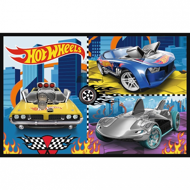 Puzzle 2x70 Samochody Hot Wheels
