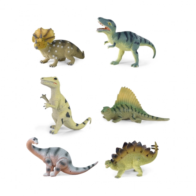 Dinozaury 6 rodzajów 20 - 23 cm
