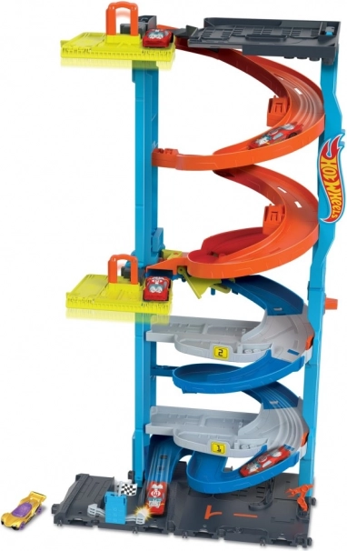Hot Wheels City wieża wyścigowa z transformacją 2 w 1