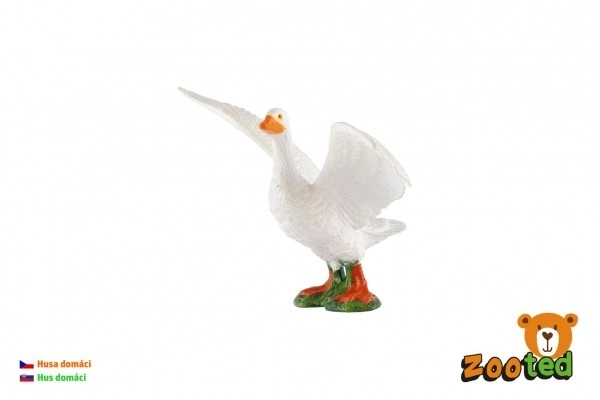 Gęś domowa zootowana plastik 10cm w woreczku