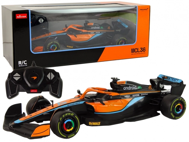 R/C wyścigowy samochód McLaren F1 1:18 pomarańczowy
