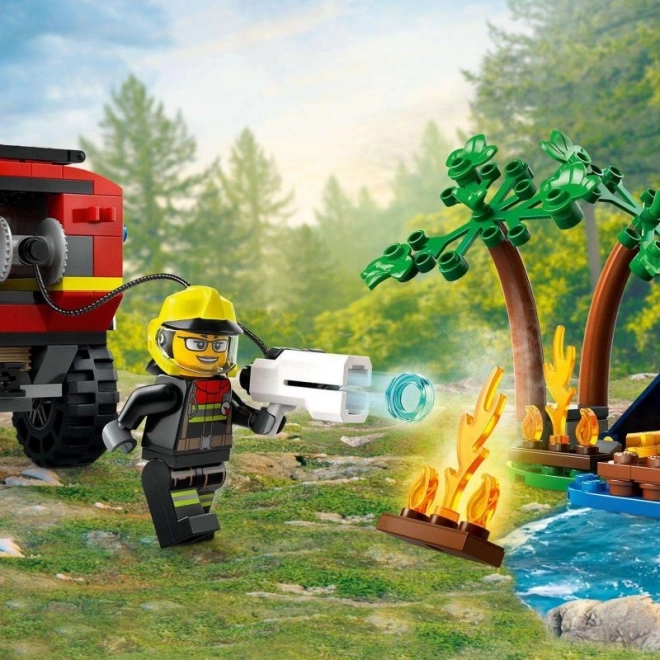 LEGO® City 60412 Strażacki wóz 4x4 i łódź ratunkowa
