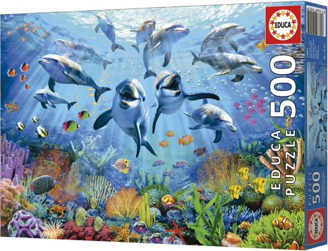 EDUCA Puzzle Zabawa pod wodą 500 elementów