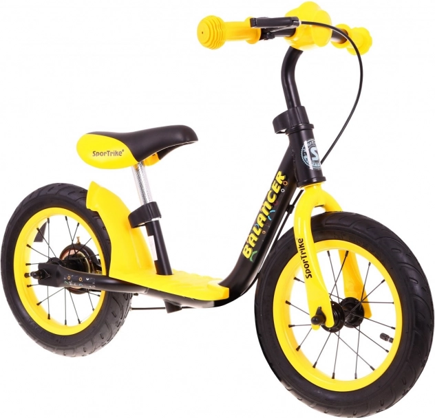 Rowerek biegowy SporTrike Balancer dla dzieci – żółty