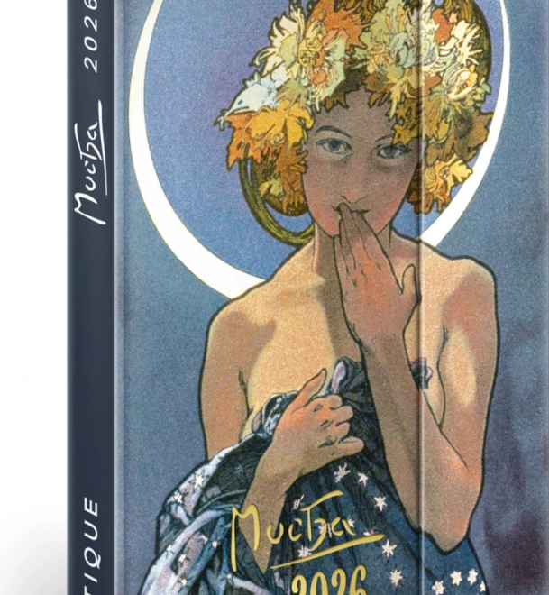 Tygodniowy magnetyczny dziennik Alfons Mucha 2026