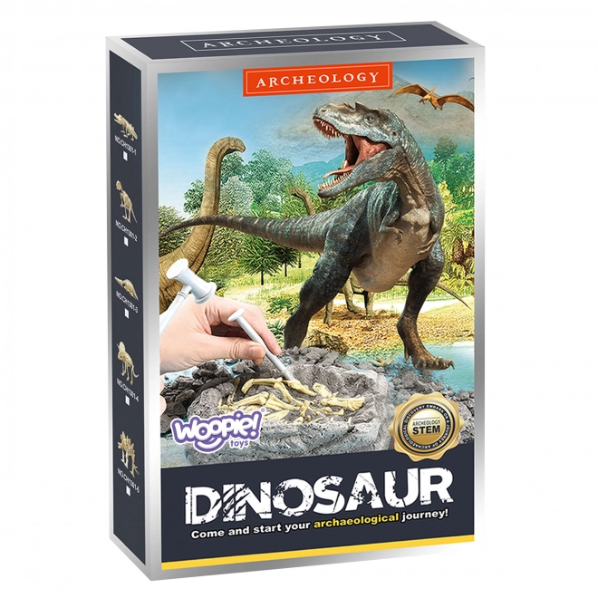 Woopie kreatywna zabawka szkielet dinozaura wykopaliska