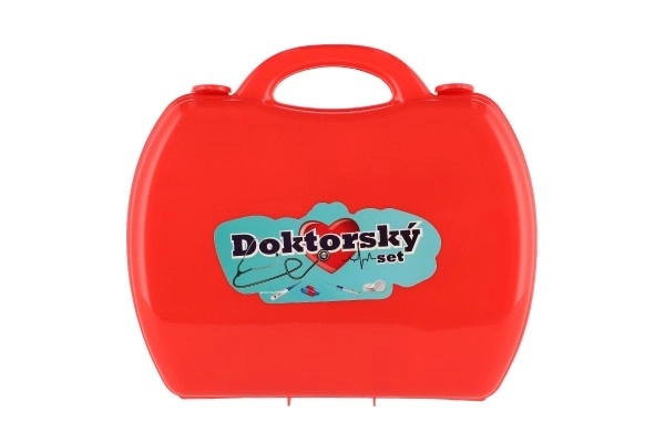Zestaw lekarza plastikowy w plastikowej walizce w opakowaniu 23x40x4cm