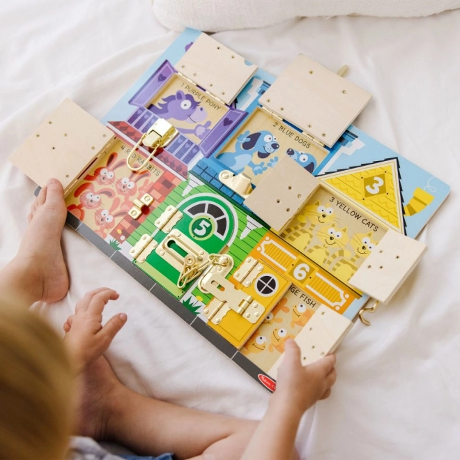Zamki i tablica bezpieczeństwa Melissa and Doug