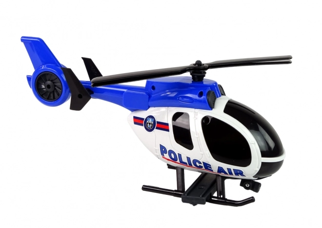 Policyjna helikopter i auto z dźwiękami
