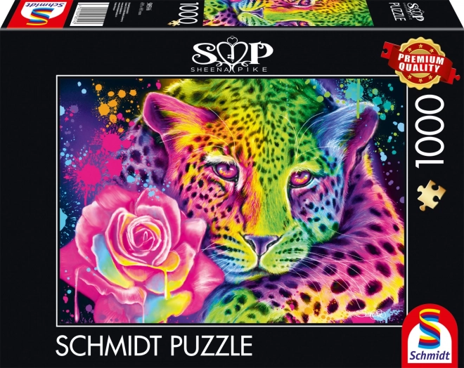 Puzzle SCHMIDT Leopard Neon 1000 elementów