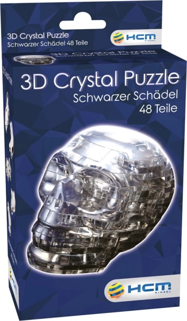 3D Crystal Puzzle 48 Części Czaszka