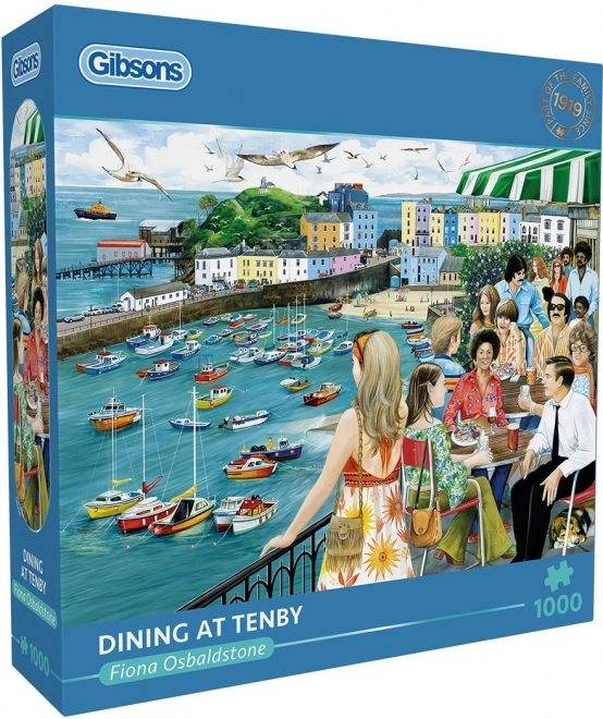 Puzzle Wieczór w Tenby 1000 elementów