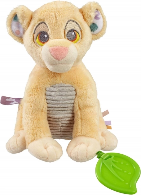 Pluszowa zabawka aktywizująca DISNEY Król Lew Simba z gryzakiem
