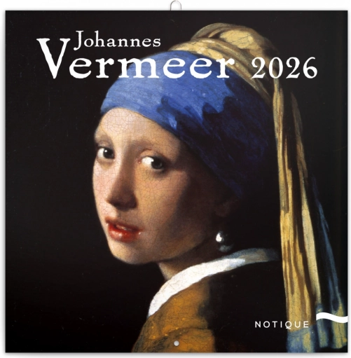 Kalendarz notatkowy Johannes Vermeer 2026