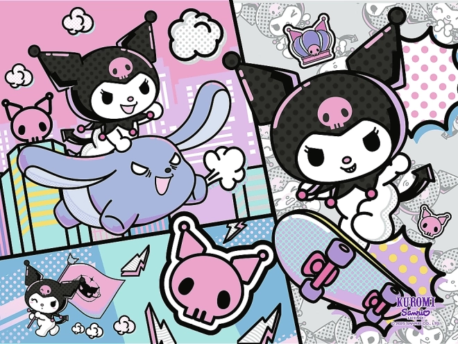 puzzle zabawa z Kuromi 30 elementów