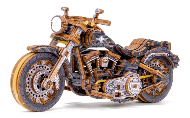 WOODEN CITY 3D puzzle Motocykl Cruiser Limitowana edycja 168 części