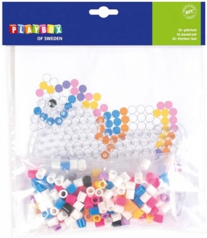 Koraliki do zaprasowywania PLAYBOX – mały zestaw Konik XL, 250 szt.