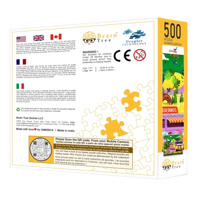 Brain Tree Puzzle Zamknięty Świat 500 elementów