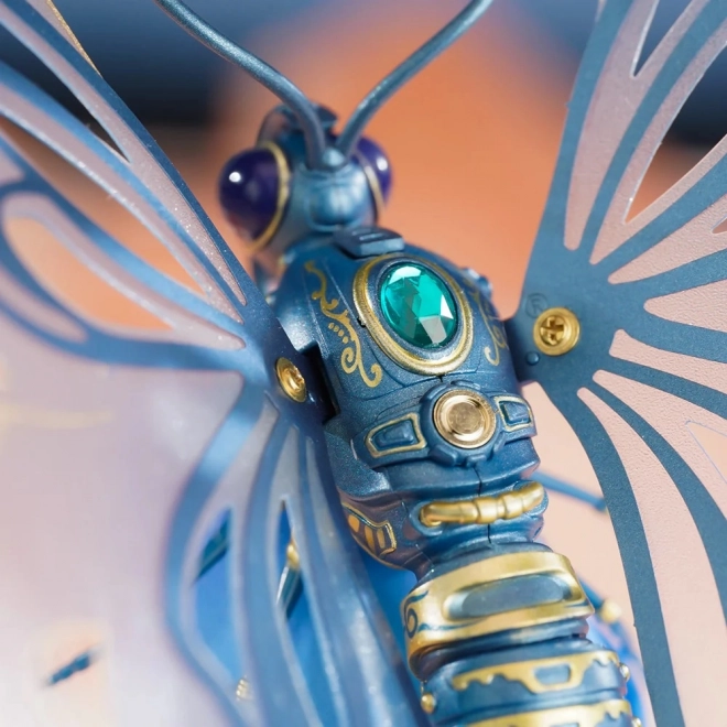 RoboTime 3D mechaniczna układanka Niebieski motyl
