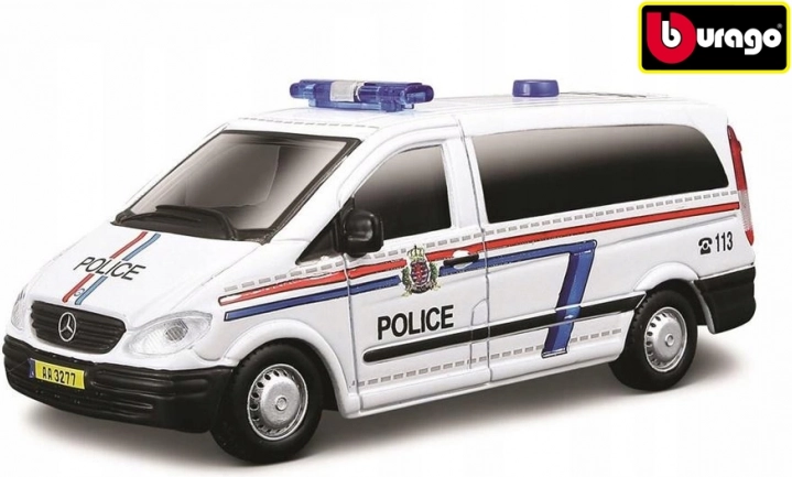 Bburago Mercedes‑Benz Vito policyjny van 1:50