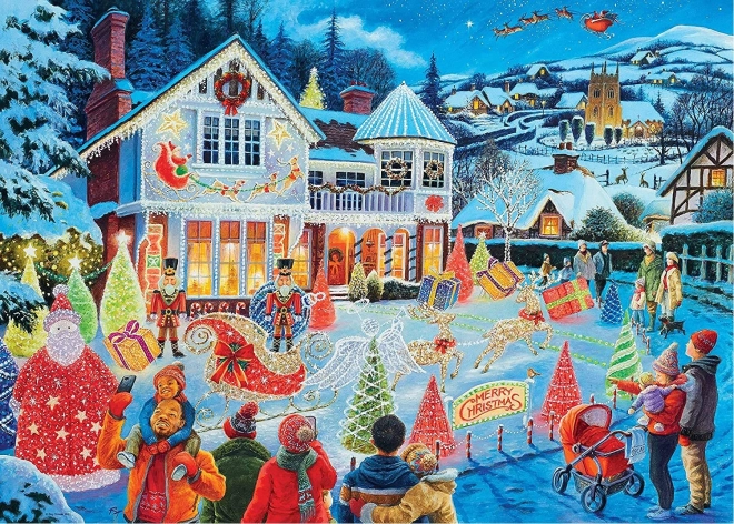 Puzzle 1000 elementów z motywem świątecznym RAVENSBURGER