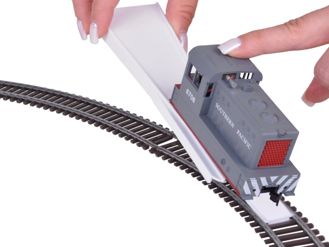 Elektryczna zestaw z jednostką sterującą i pociągiem towarowym