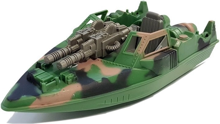 Szybka wojskowa łódź do misji wodnych