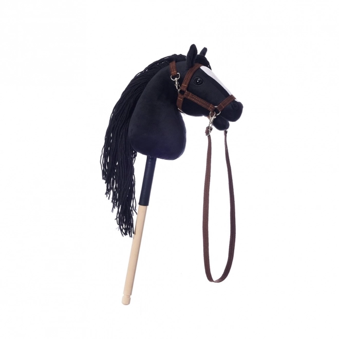 HOPPIHORSE koń na kiju hobby horse rozmiar A4 czarny