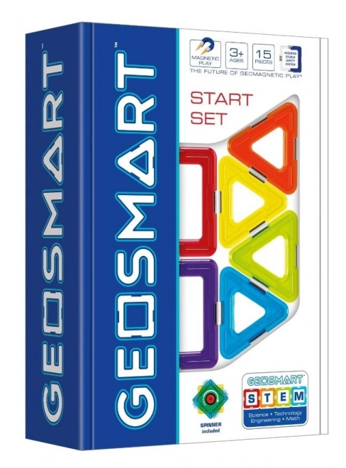 Magnetyczna konstrukcja GeoSmart Zestaw startowy - 15 części