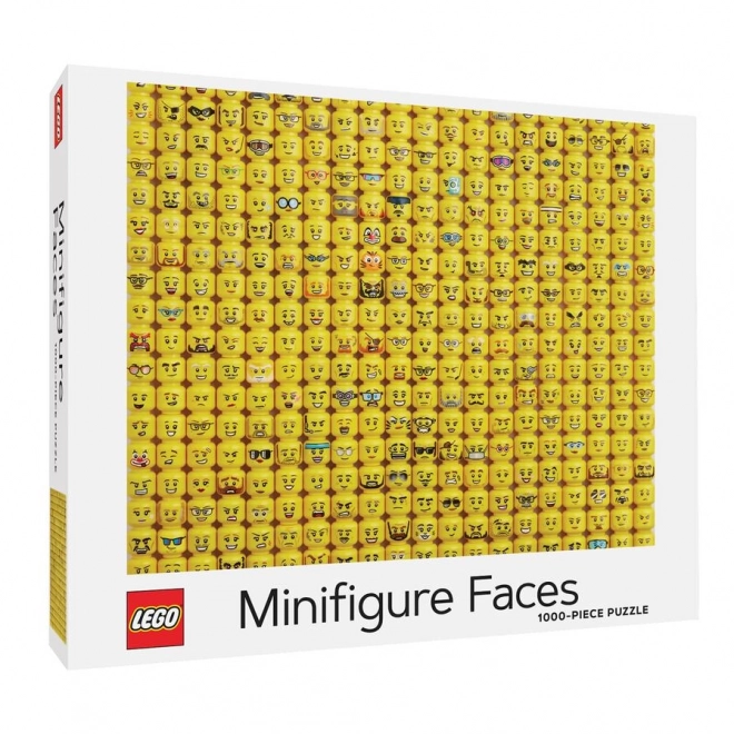 Chronicle Books LEGO twarze minifigurek puzzle 1000 elementów