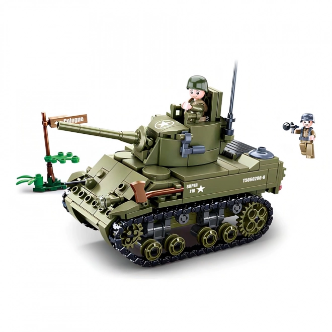 Sluban Armia WW2 M38-B0856 Mały czołg sojuszniczy