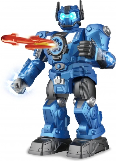 Robot zdalnie sterowany ze strzelaniem strzałkami