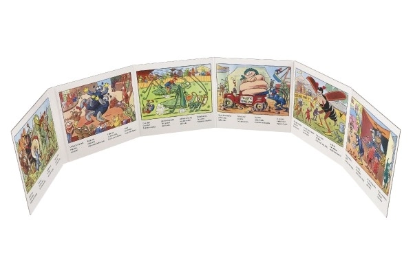 Książeczka leporello Żuczki na wyprawie 15,5x15cm 24m+